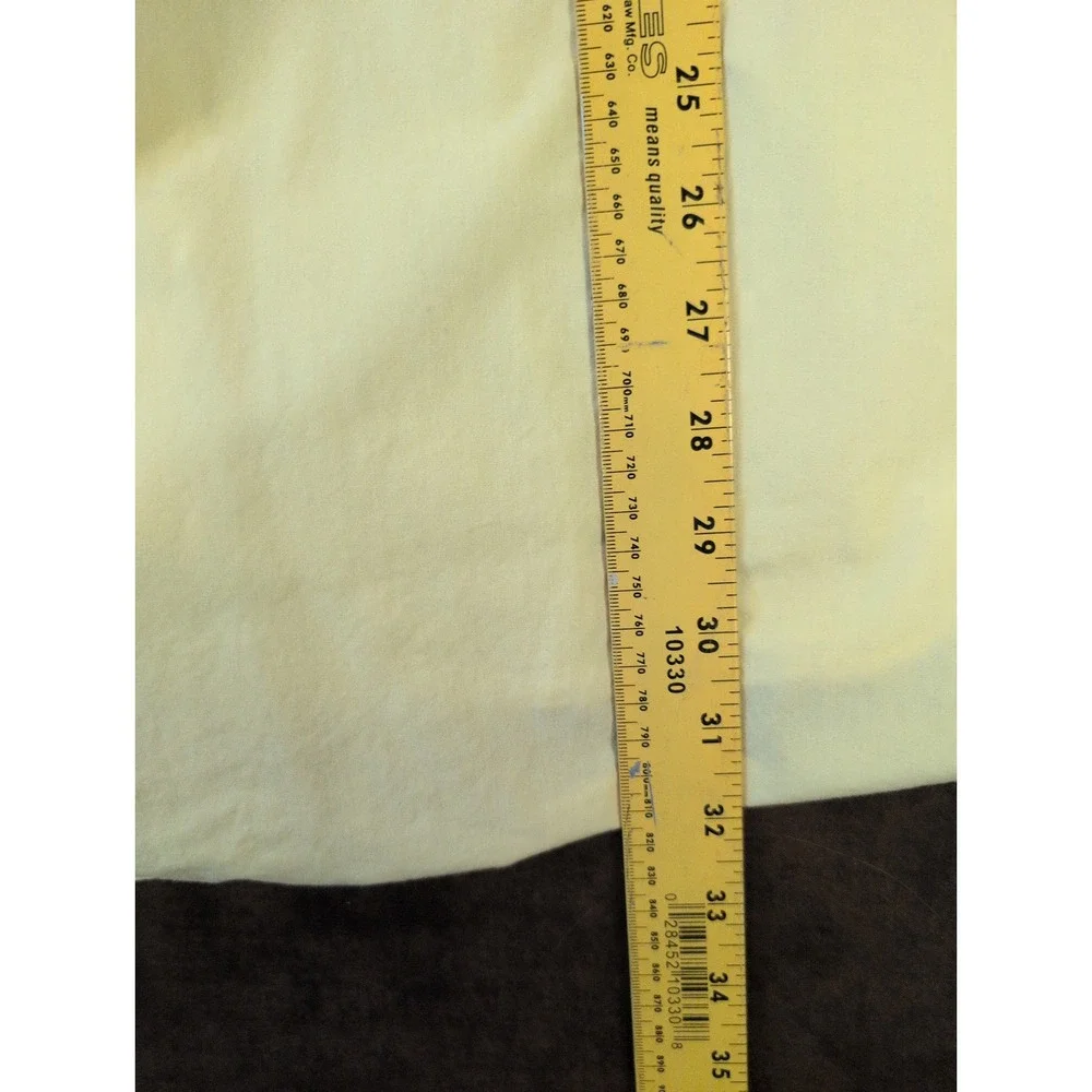 Polo Ralph Lauren Blake Mens XL Pale Yellow Short Sleeve Button Down Shirt